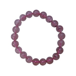 Strawberry Quartz Ball Bracelet (8mm)