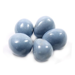 Angelite Tumbled Stone 20-30mm (250g) (B- Grade) Angelite Tumbled Stone 20-30mm (250g) (B- Grade)