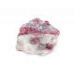 Rubellite Crystal on Quartz/Feldspar 2in