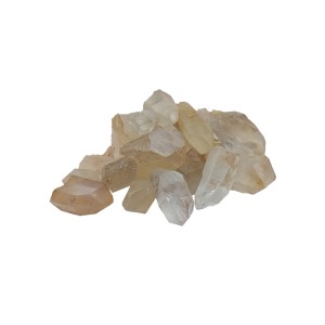 Tangerine Quartz Points Smokey Wt:500g (Brazil)