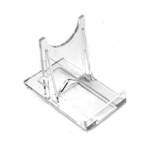 Display Stand Clear Small 2 Part Clear 3x2 Inch - 1 Pc Display Stand Clear Small 2 Part Clear 3x2 Inch - 1 Pc