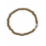 Stainless Steel Ball Chain Bracelets with Lobster Clasps (Gold)