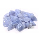 Agate Blue Lace Tumbled Stone 20-30mm (100g) B Grade