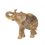 Elephant Standing Brown H:13cm W:15cm - 3400 6 Pcs