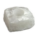 Rock Crystal Tealight Holder (B Grade) - 1 Pcs