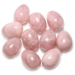 Rose Quartz Gemstone Egg H:30x W:20mm