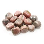 Rhodonite Tumbled Stones 30-40mm (250g) (Brazil) (Grade A)