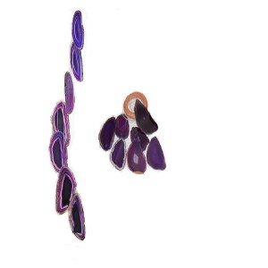 Agate Wind Chime Large (Purple)
