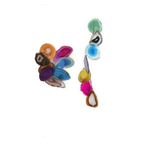 Agate Wind Chime Small (Multi)