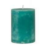 Scented Candle Turquoise H:12 x W:9cm Pomegranate & Cassis 3843 - 1