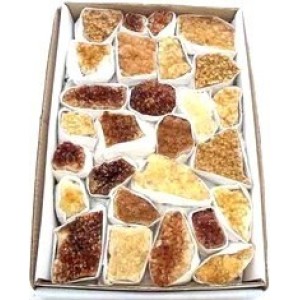 Citrine Clusters Brazilian Medium (Box)