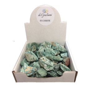 Fuchsite Rough Counter Display Box (1Kg)