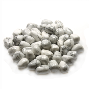 Howlite White Tumbled Stone 20-30mm (500g)