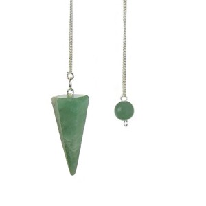 Aventurine Light Pendulum Faceted Aventurine Light Pendulum Faceted