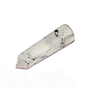 Howlite Massage Hex Wand 60mm