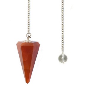 Carnelian Pendulum Faceted