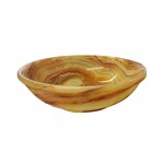 Multi Green Onyx Hand Carved Marble Bowl 15cm - 1 Pcs  (A-Grade)