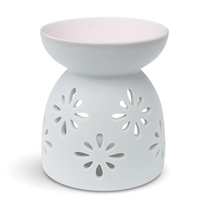 Ceramic Burner Flower Pink OB49 -1 Pc