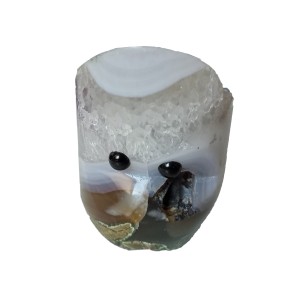 Amethyst Cylinder With Eyes Wt: 374g (Brazil) Amethyst Cylinder With Eyes Wt: 374g (Brazil)