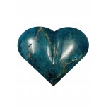 Apatite Polished Puff Heart (50mm) - 1 Pcs