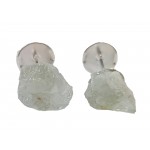 Aquamarine Stud Earrings - 1 Pair