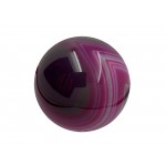 Agate Pink Banded Sphere 65mm