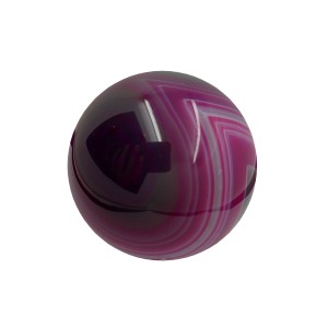 Agate Pink Banded Sphere 55mm