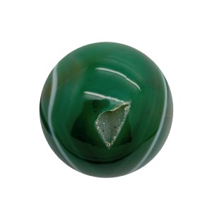 Agate Green Banded Sphere 50mm