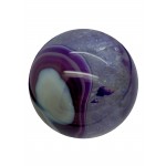 Agate Purple Banded Sphere 50mm - 1 Pcs