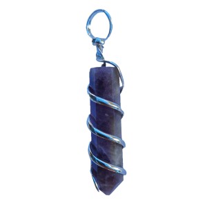 Amethyst Point Spiral Pendant