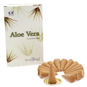 Aloe Vera Incense Cones (12 Pks) Stamford