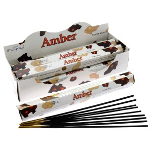 Amber Incense Hex (6 TBS) Stamford