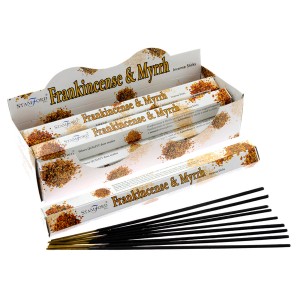 Frankincense & Myrrh Incense Hex (6 TBS) Stamford `
