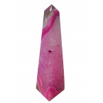 Agate Tower Polished Pink 15-17cm - 1 Pcs