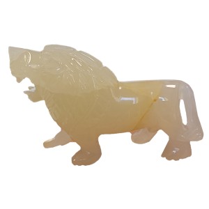 Green Onyx (Light) Hand Carved Green Lion 8" (20m) Green Onyx (Light) Hand Carved Green Lion 8" (20m)