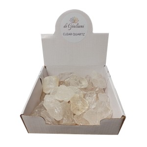 Clear Quartz Counter Display Box