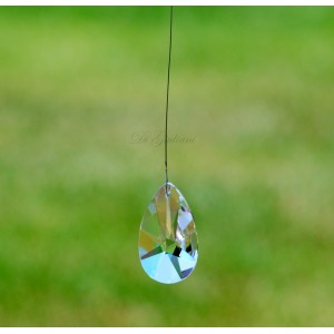 Almond 50mm Crystal on Wire (5A)
