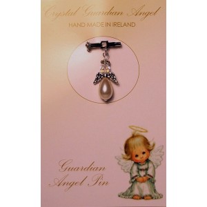 Crystal Angel Charm Pin Crystal Angel Charm Pin