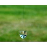 Heart 40mm Crystal on Wire (12A)