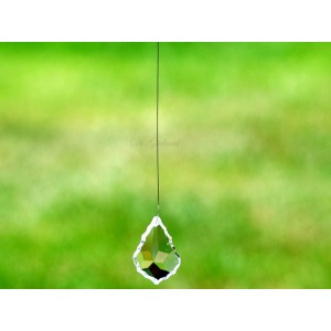 Leaf 38 Crystal on Wire (17A)