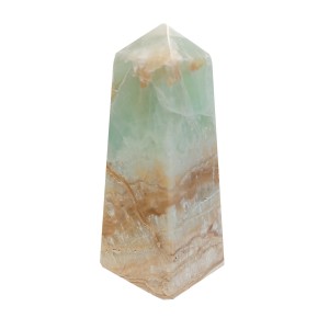 Calcite Carribean Blue Tower H: 7 x W: 3cm Wt:137g Calcite Carribean Blue Tower H: 7 x W: 3cm Wt:137g