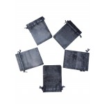 Organza Bag Black H:12 x W:9cm (12 Pcs)
