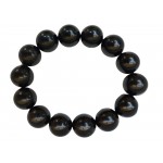 Agate black Ball Bracelet (12mm) - 1 Pcs