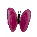 Agate Butterfly Pink - 1 Pcs (Smooth Body)