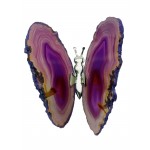 Agate Butterfly Purple - 1 Pcs (Smooth Body)