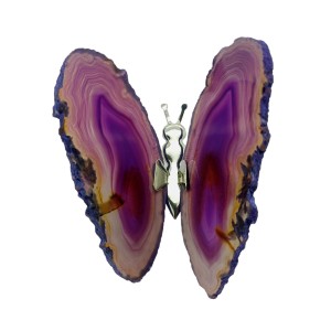 Agate Butterfly Purple (Smooth Body)