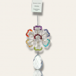 Pear 50mm Crystal Gemstones Beads Chakra Heart Tree Of Life (23B)