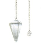 Clear Quartz Pendulum Faceted Small (25mm) Clear Quartz Pendulum Faceted Small (25mm)