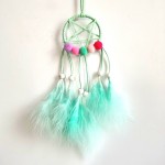 Dream Catcher Green D:7cm - 3 Pcs