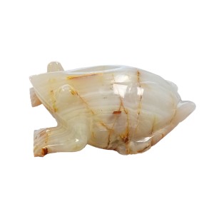 Green Onyx (Light) Hand Carved Green Frog 15cm Green Onyx (Light) Hand Carved Green Frog 15cm